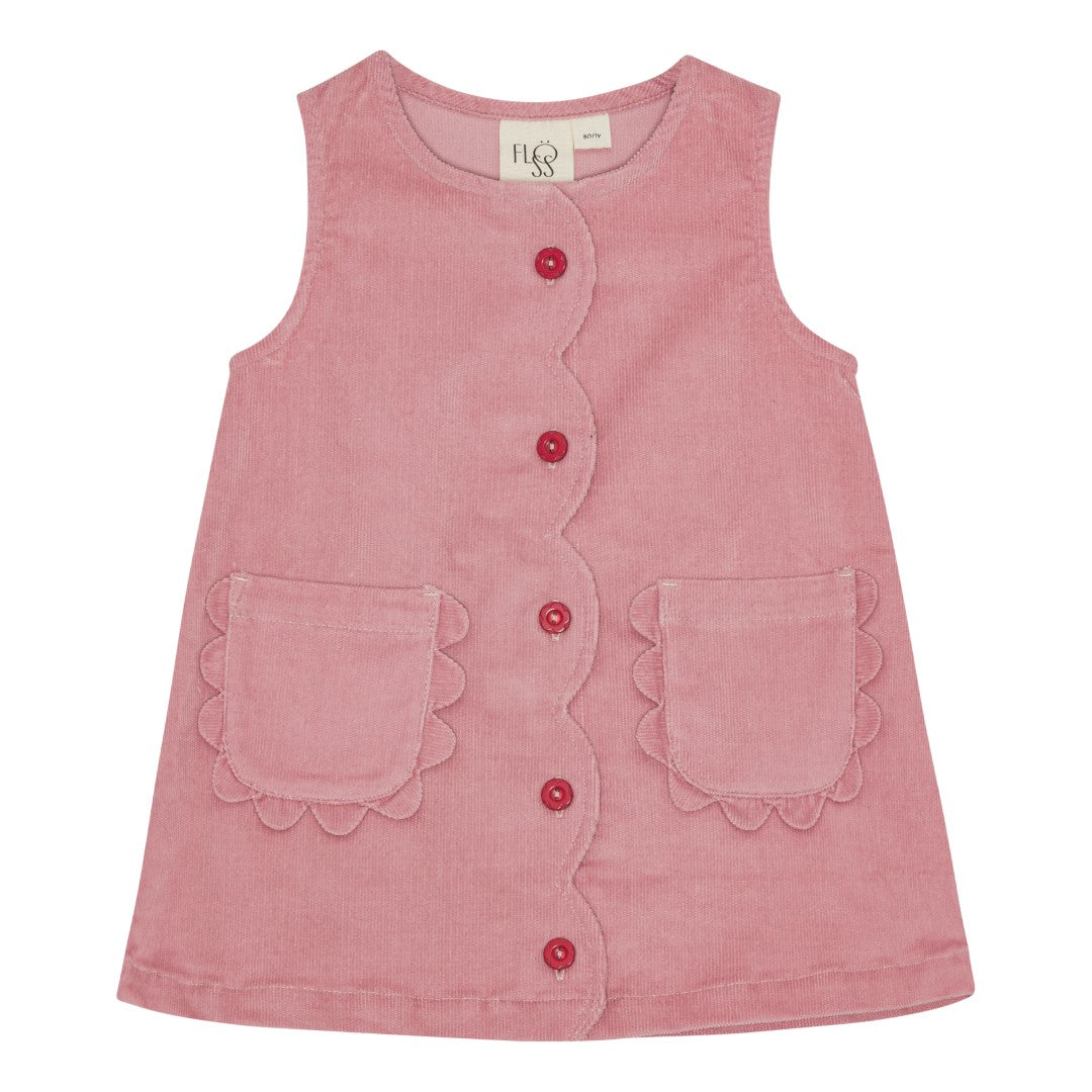 Mia Kleid – Samtrose