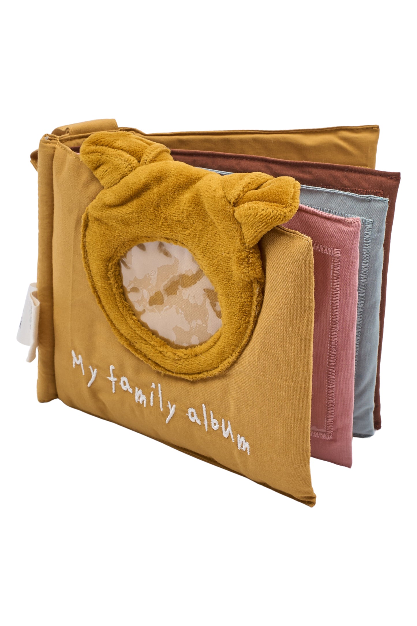 Sensorisches Stoffbuch – Familienalbum