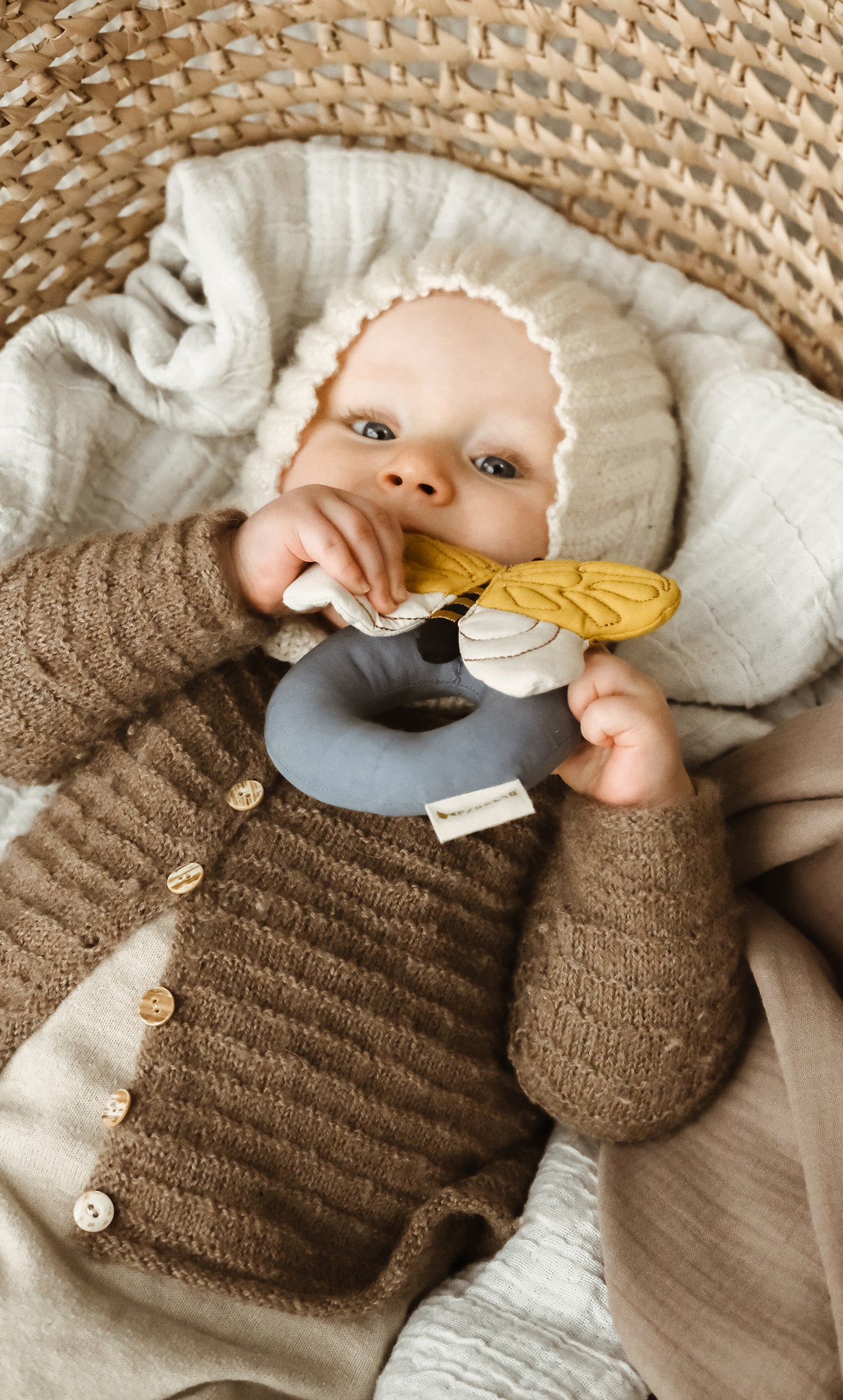 Weiche Babyrassel – Hummel