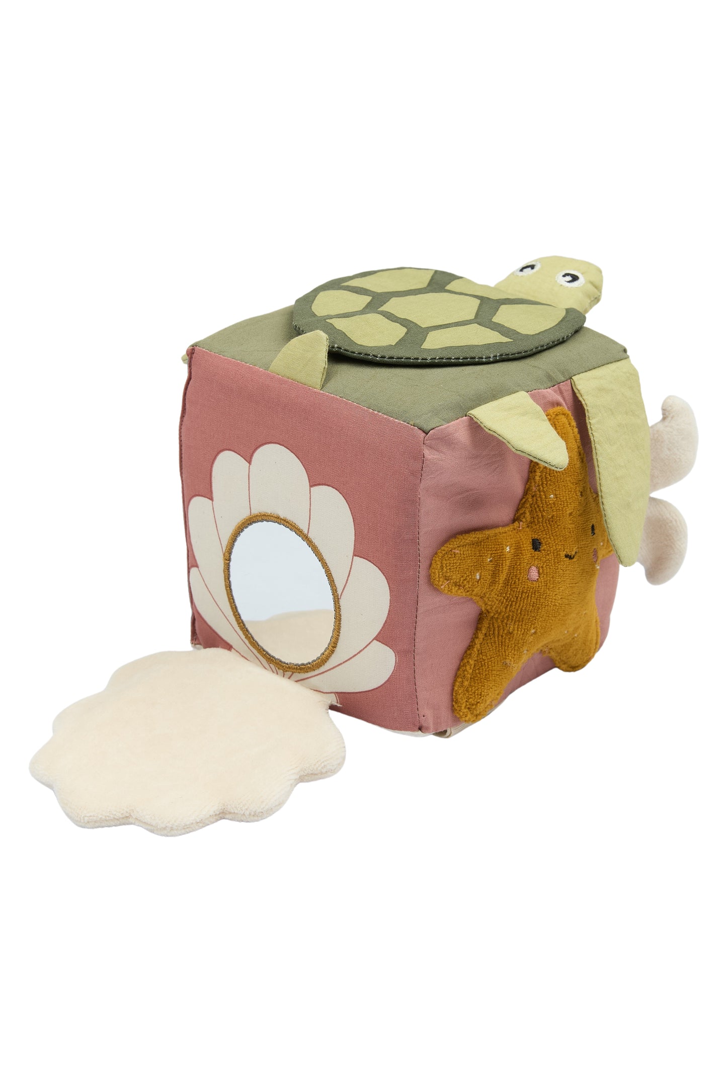 Sensorischer Stoffwürfel – Meer